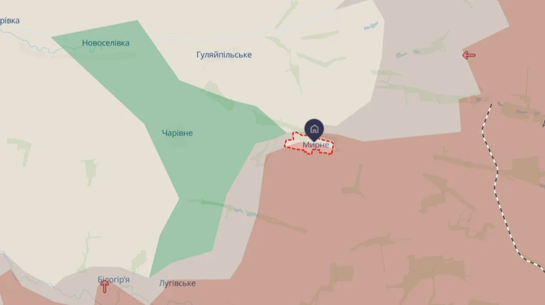 DeepState: Росіяни просунулись поблизу Мирного