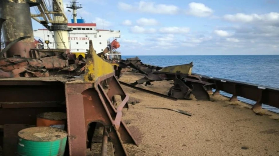 Россия нанесла удар в Черном море по гражданскому судну, которое везло пшеницу в Египет