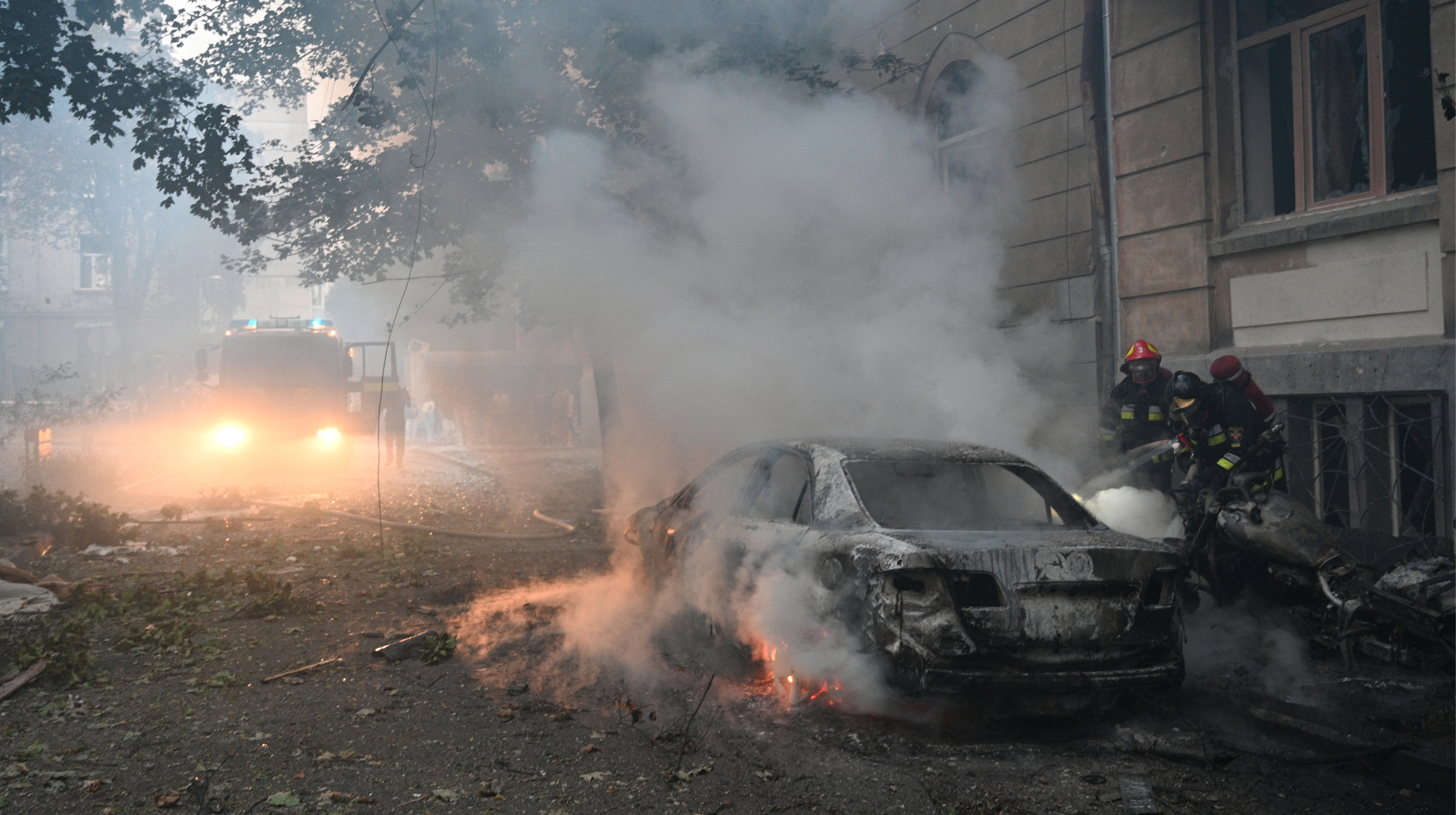 Russian attack causes partial blackout in Lviv