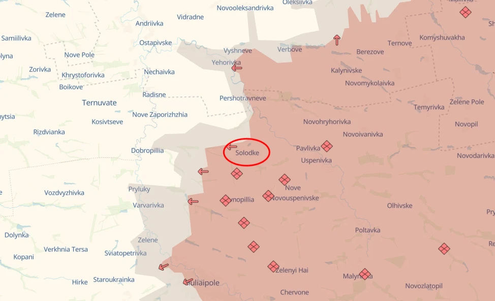 The village of Solodke.