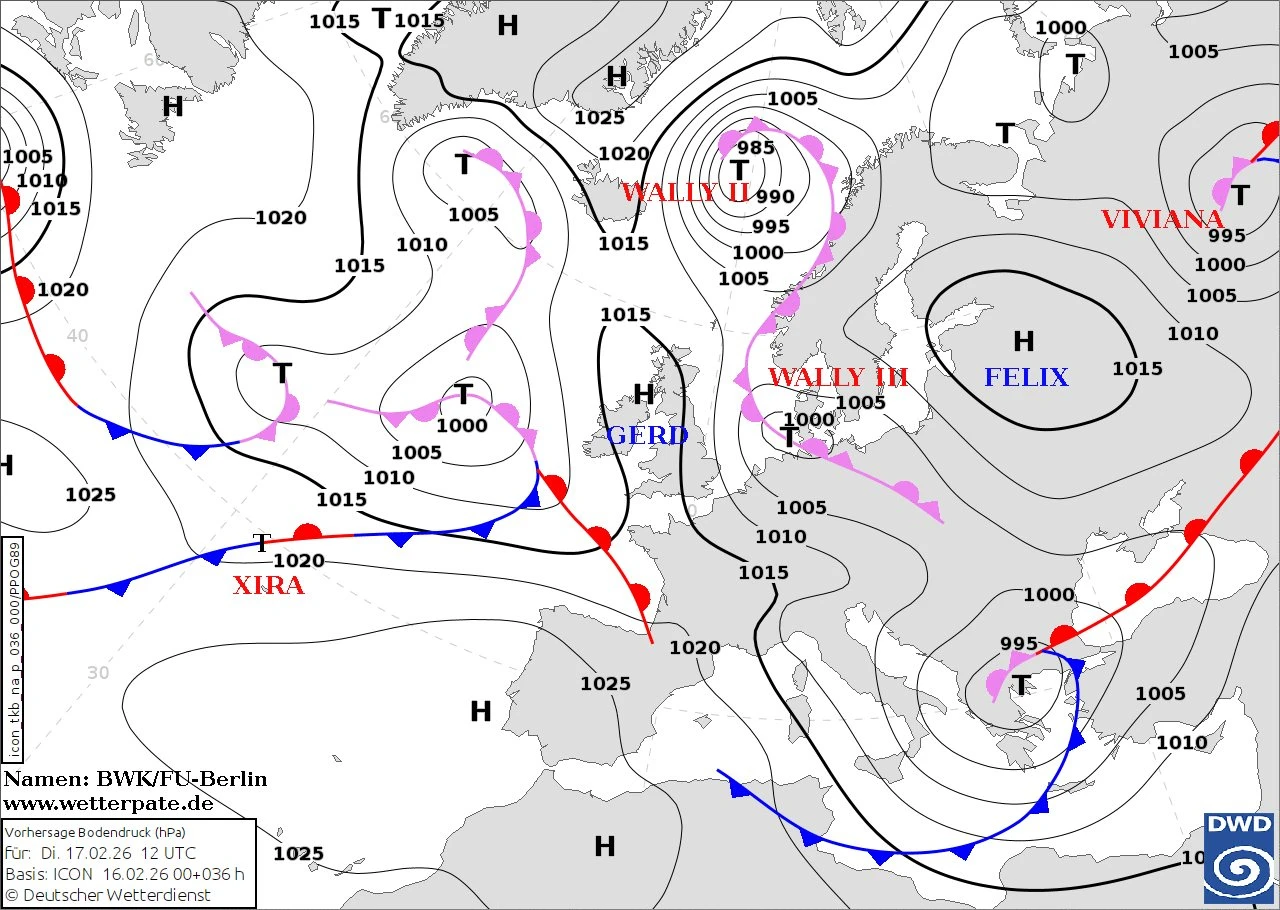 Мапа: www.wetterpate.de