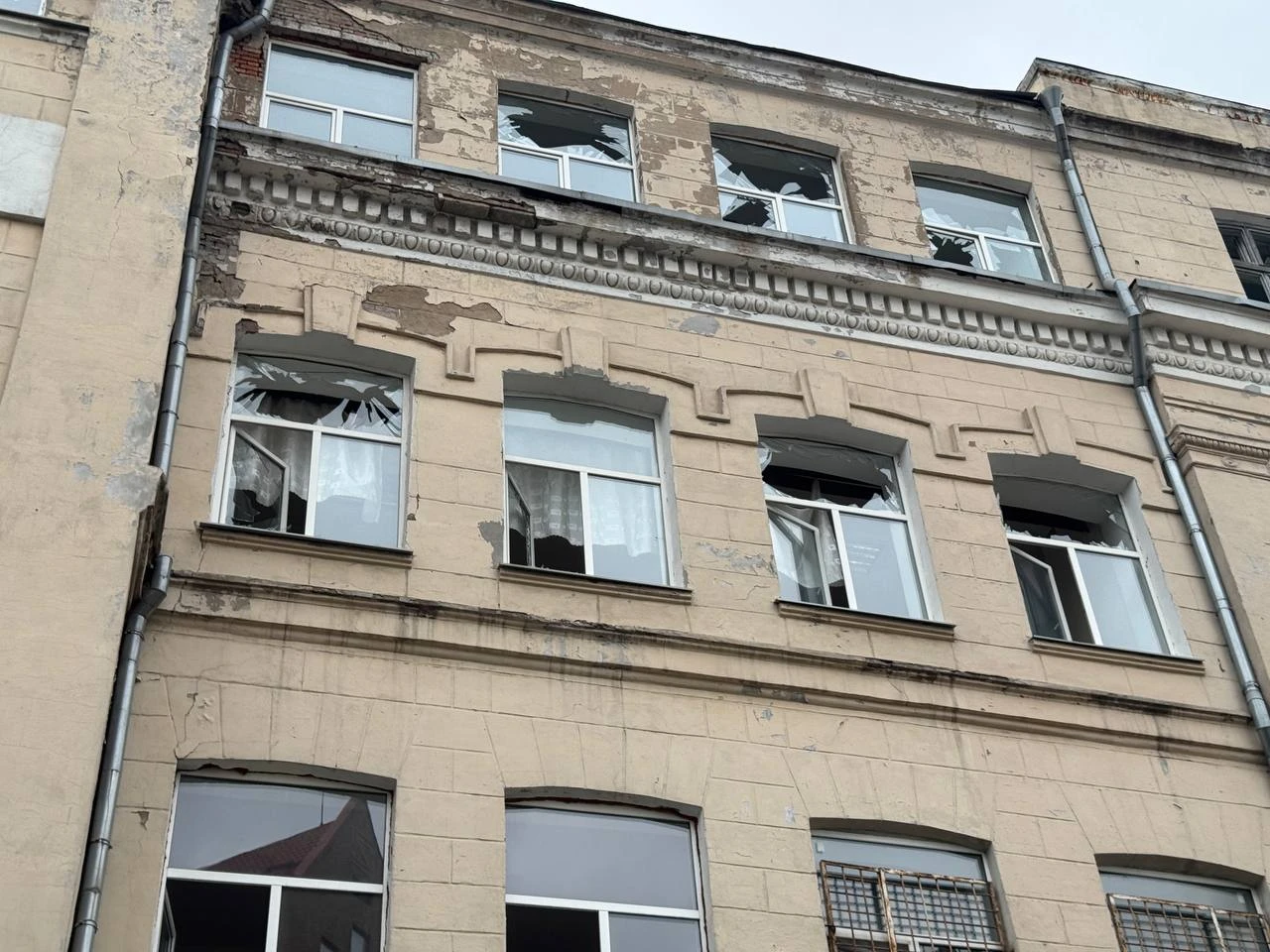 The Russian attack on Dnipro on 30 September.