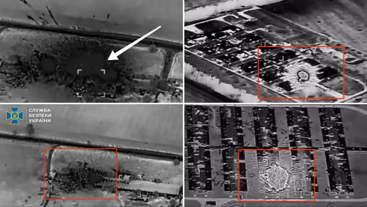 An SSU strike using the FP-2 drone