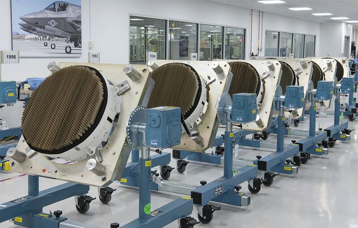 US AN/APG-85 radars for F-35 fighters during manufacturing.