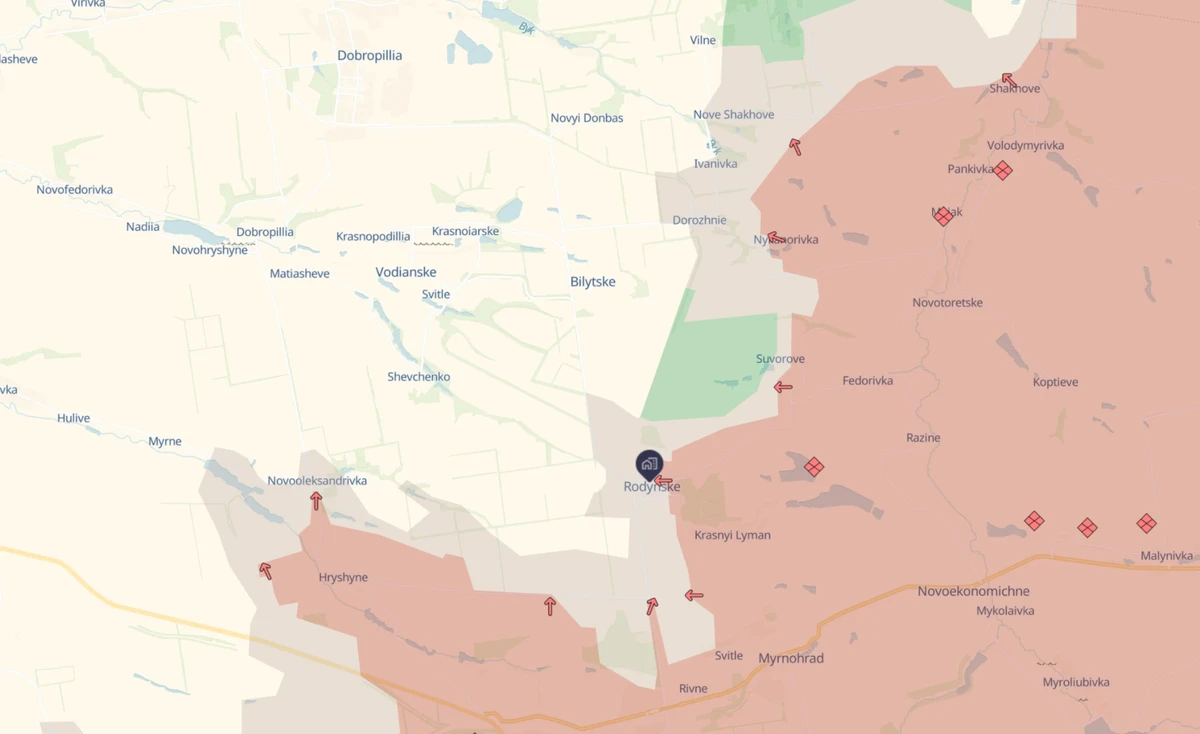 Rodynske and Nykanorivka