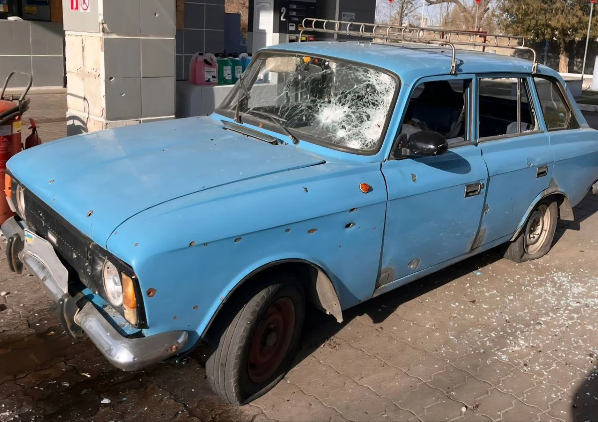 постраждале авто в Нікополі, фото ОВА