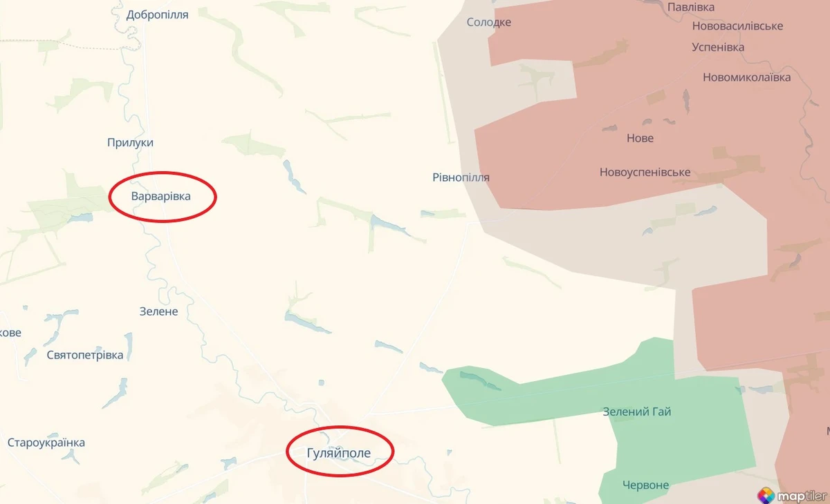 Varvarivka and Huliaipole