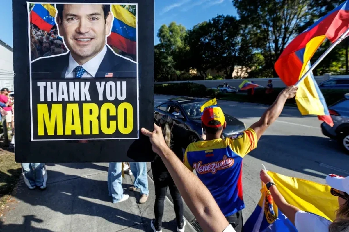 Venezuelans in Miami thank Marco Rubio after the operation to arrest Nicolás Maduro