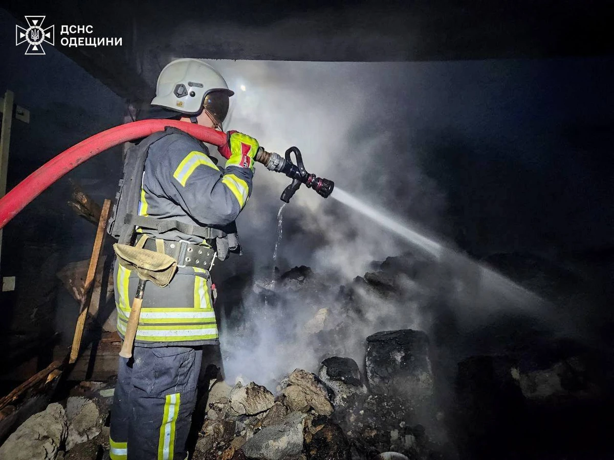 Пожежа на Одещині. Фото ДСНС
