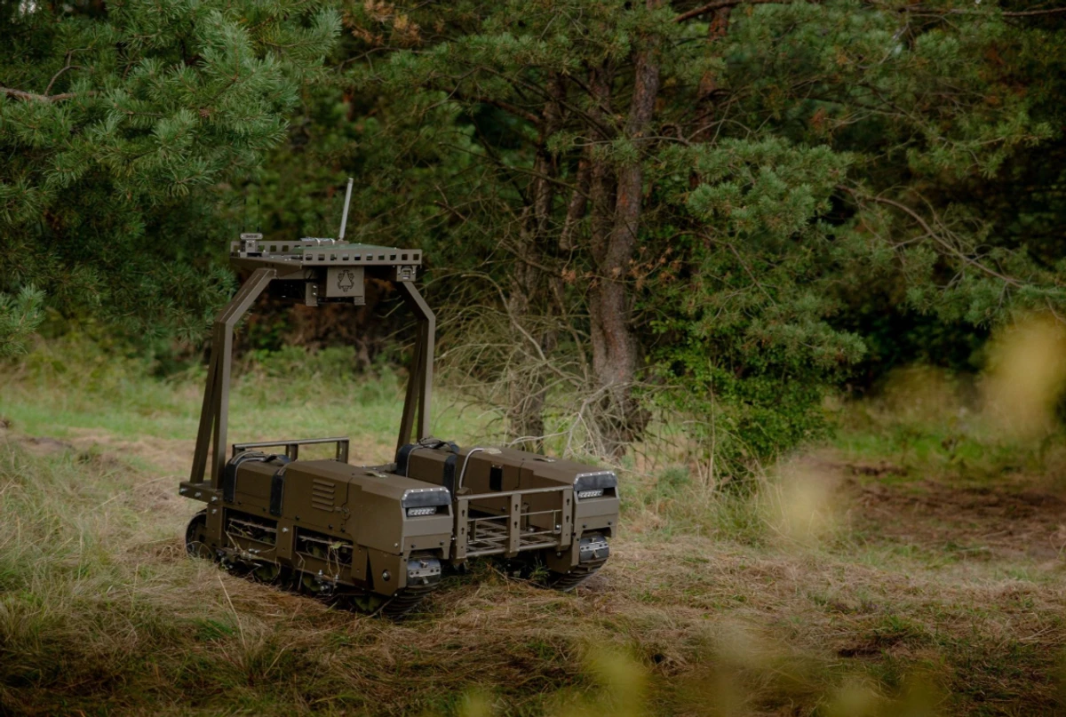 NUMO in the forest. Photo: Tank Bureau