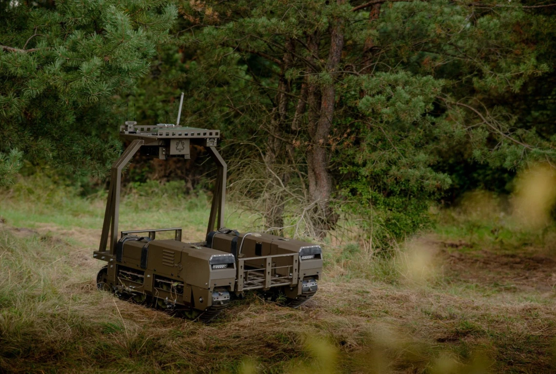 NUMO in the forest. Photo: Tank Bureau