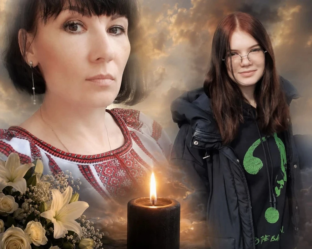 Tetiana Hardadina and her daughter Olha Antoniuk