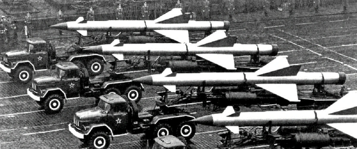 The first strategic surface-to-air missile system, the S-25 Berkut.