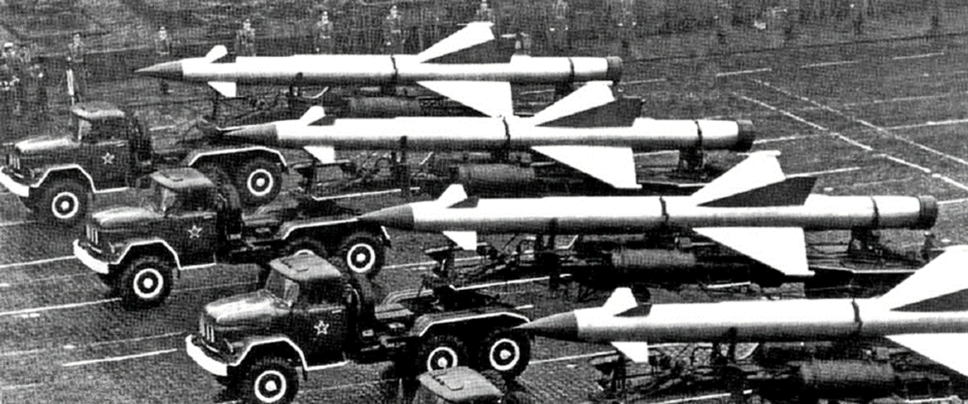 The first strategic surface-to-air missile system, the S-25 Berkut.