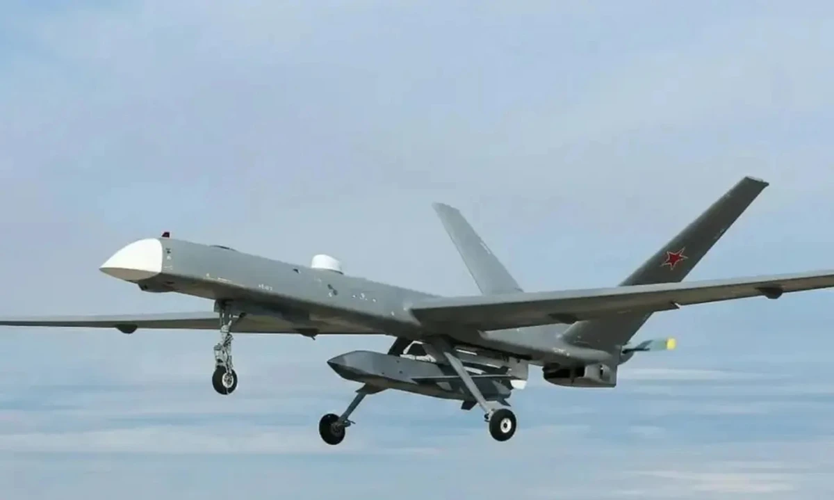 An Orion UAV armed with a Banderol cruise missile