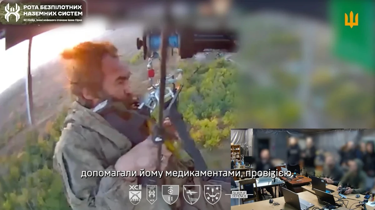 Kostiantyn Magura Vlasenko in the air aboard the Heavy Shot Ayudag-6