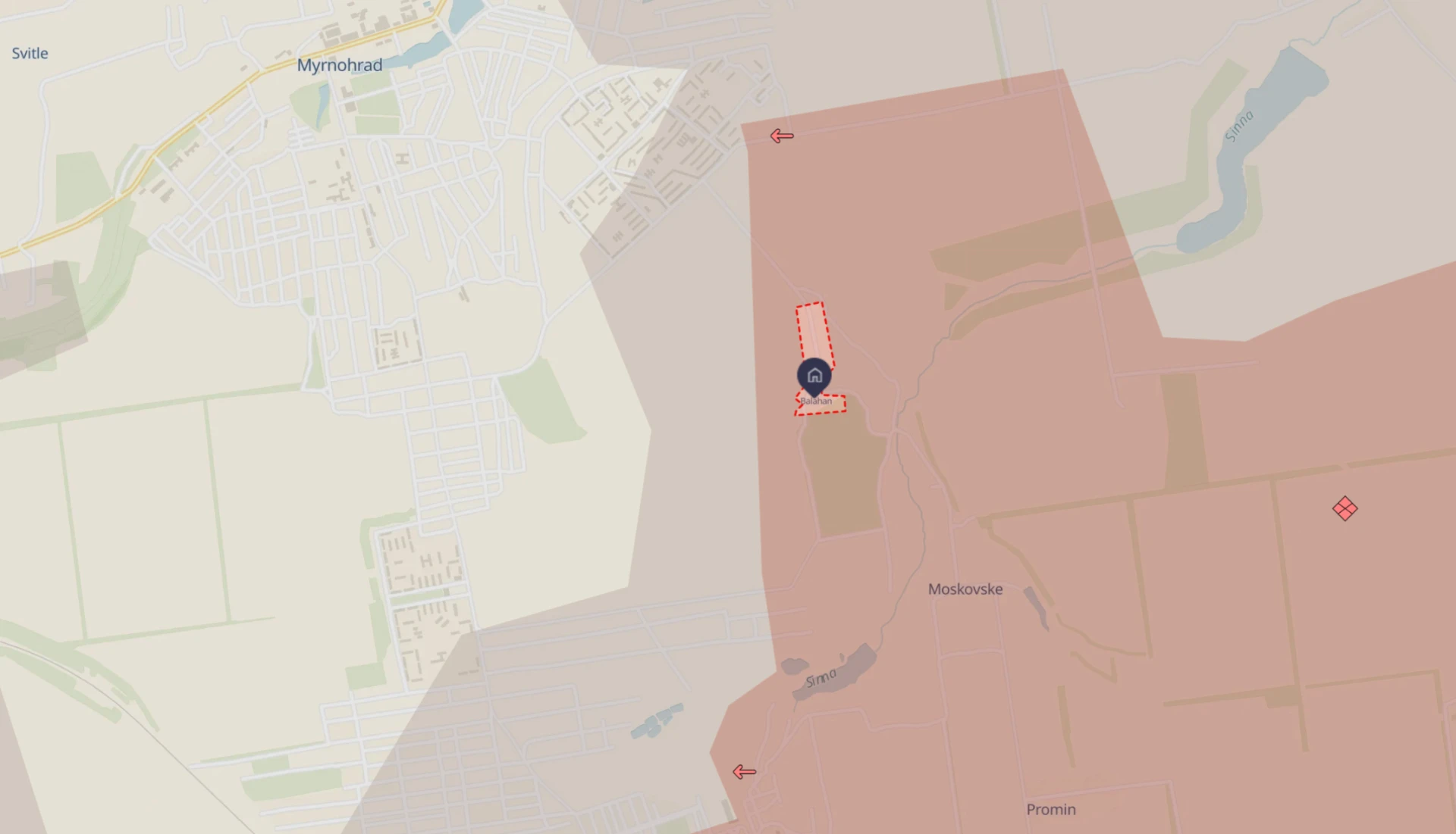 Balahan on the DeepState map