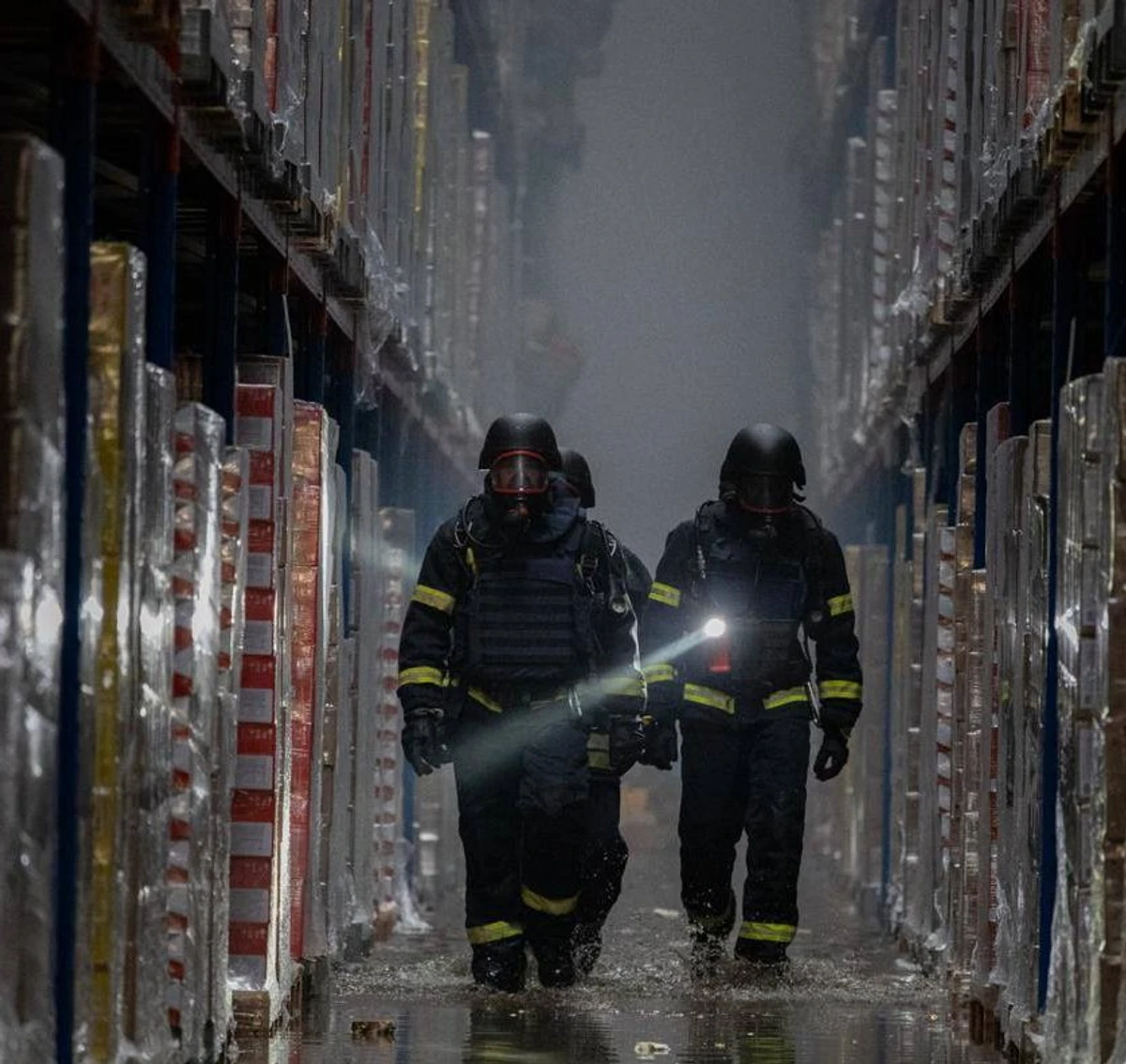 Emergency workers