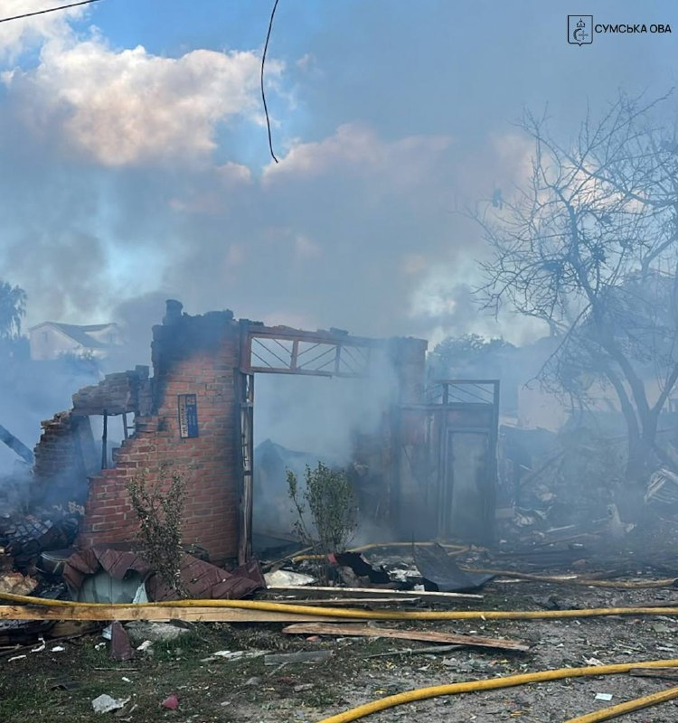 The aftermath of the Russian attack Photo: Oleh Hryhorov on Telegram