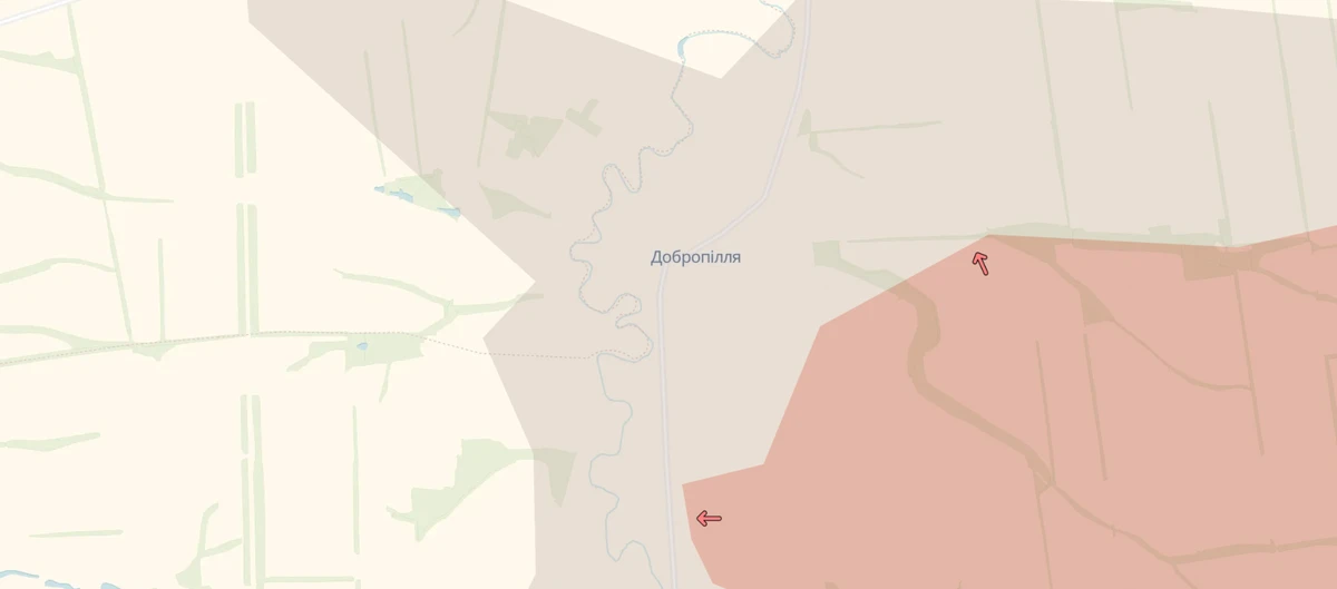 Доброполье на мане DeepState