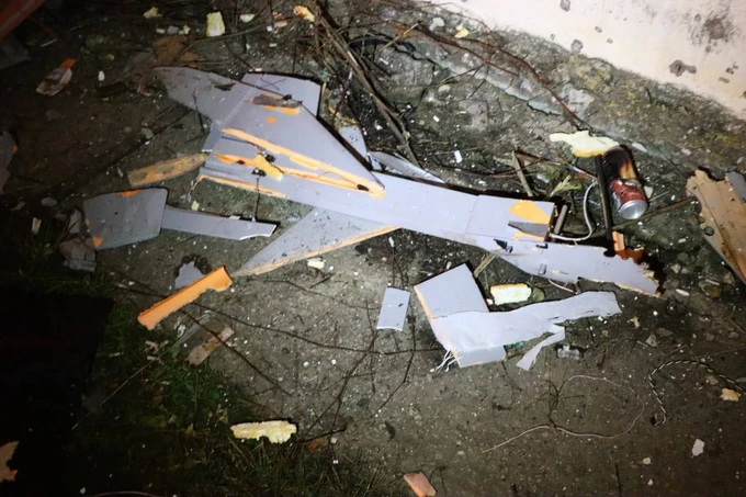 Drone debris