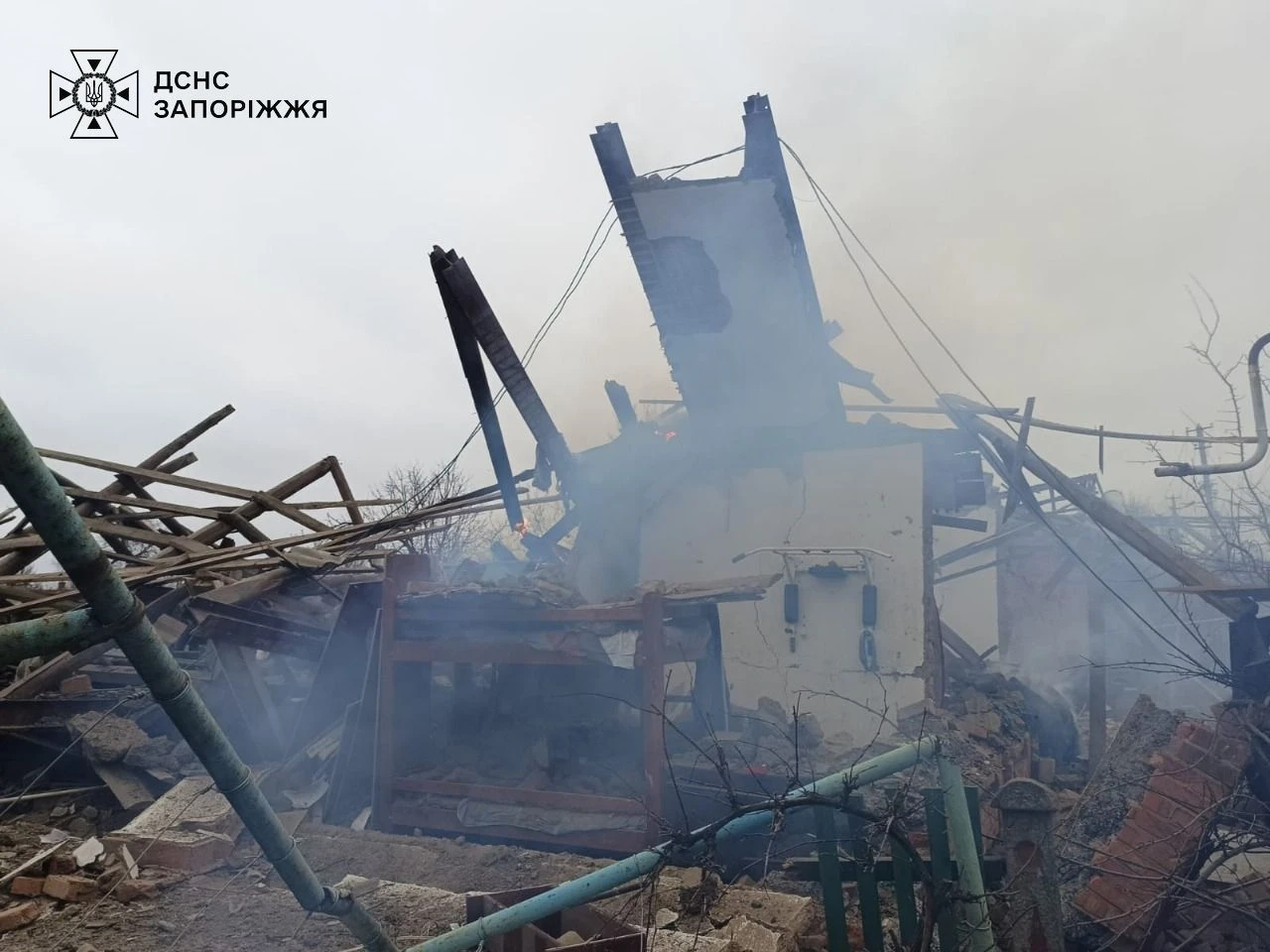 разрушения в Орехове, фото ГСЧС