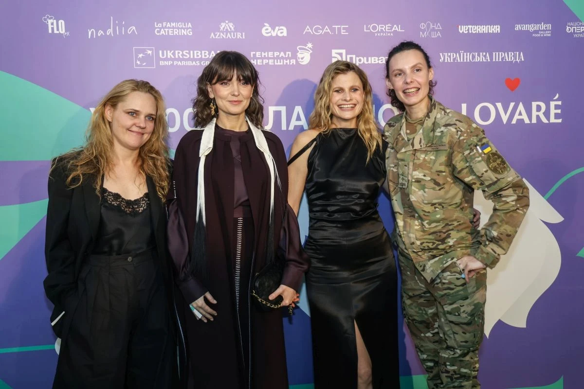 Awardees in the Culture category: Lesia Khomenko, Mariana Holovko, Daria Kolomiiets and Khrystyna Kudriava, who was among last year's top 100 leaders.