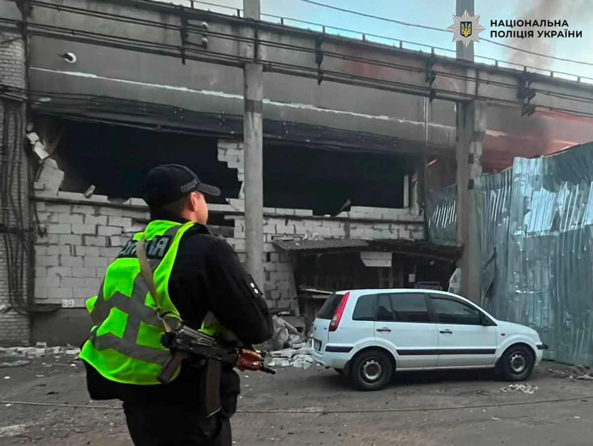 Damaged building