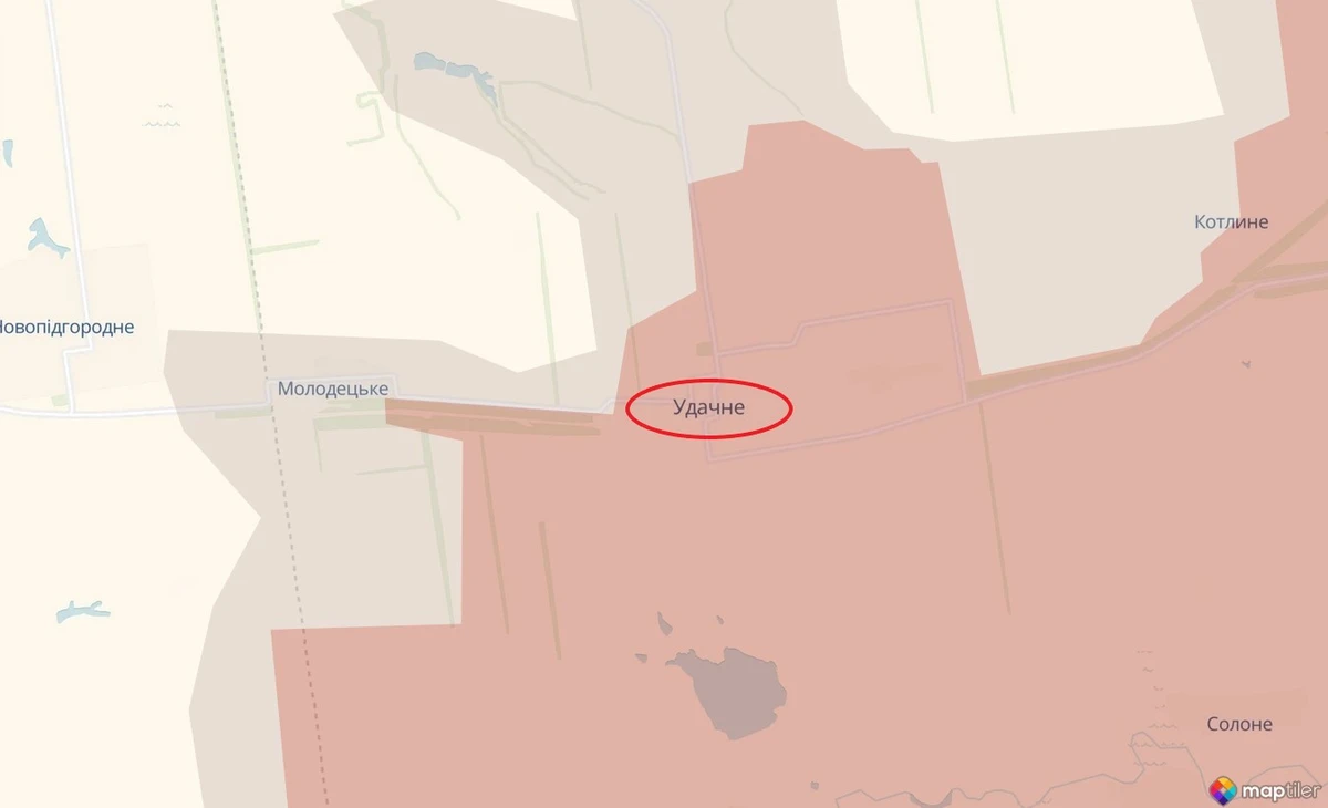 Удачне на мапі DeepState