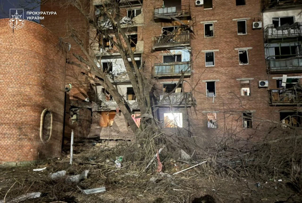 consequences of shelling of Sloviansk on December 6, photo of the prosecutor's office