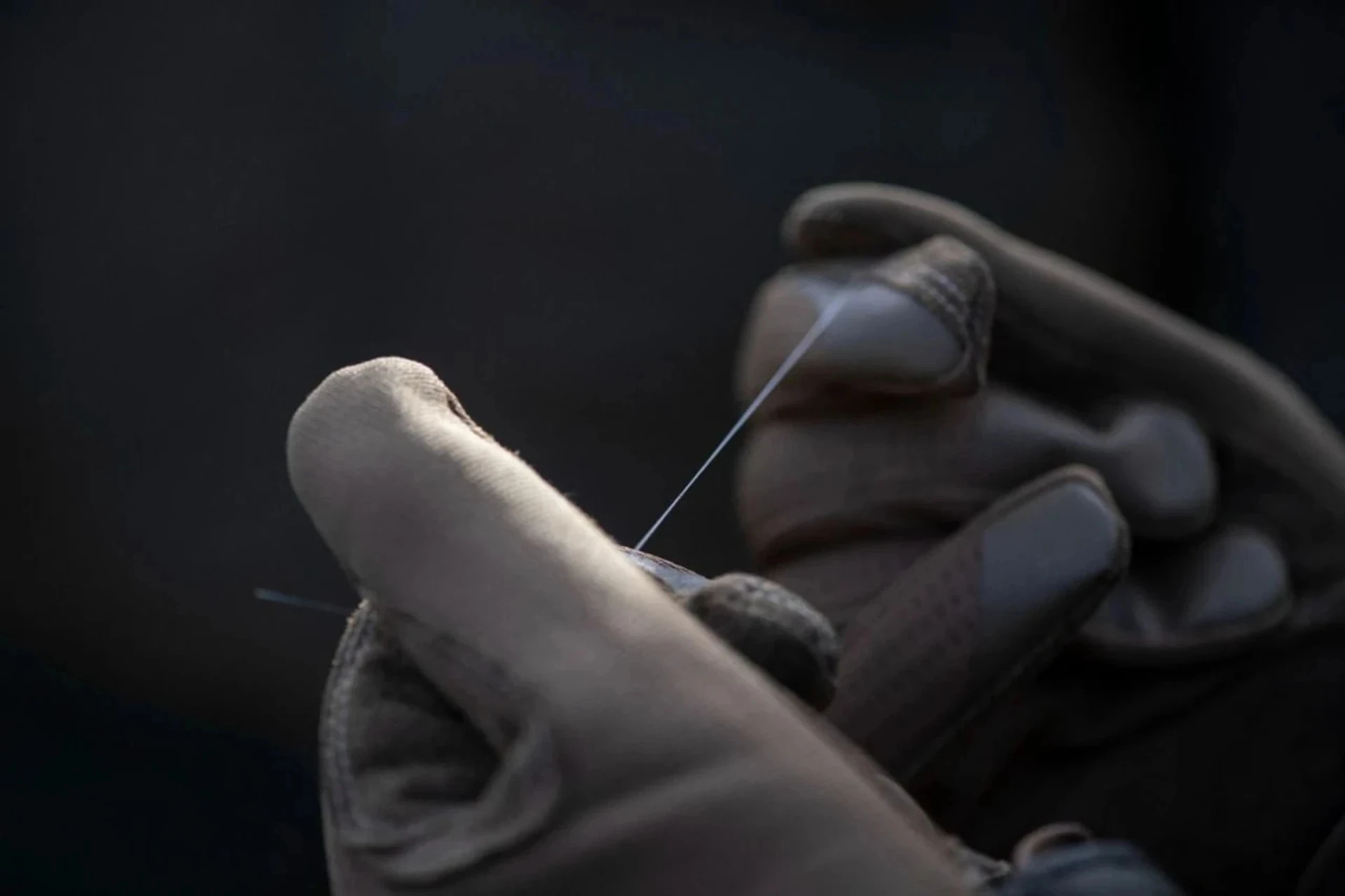 Fibre optics for drone control.