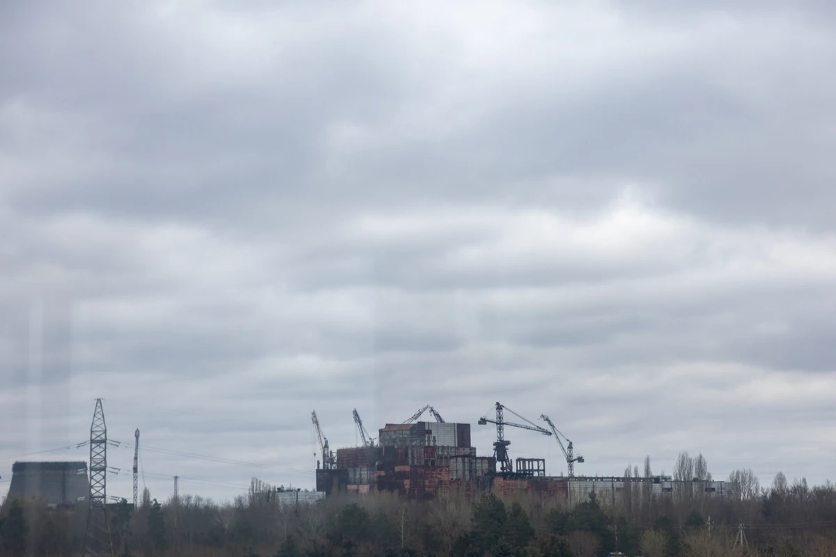 Вид на недобудований 5-ий енергоблок ЧАЕС, який мали запустити в 1986 році