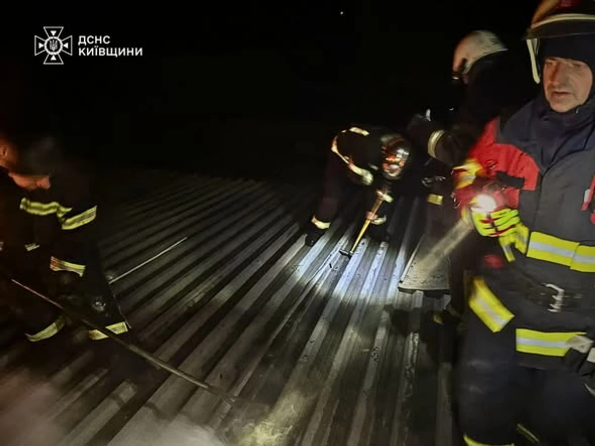 First responders deal with the aftermath of the attack.