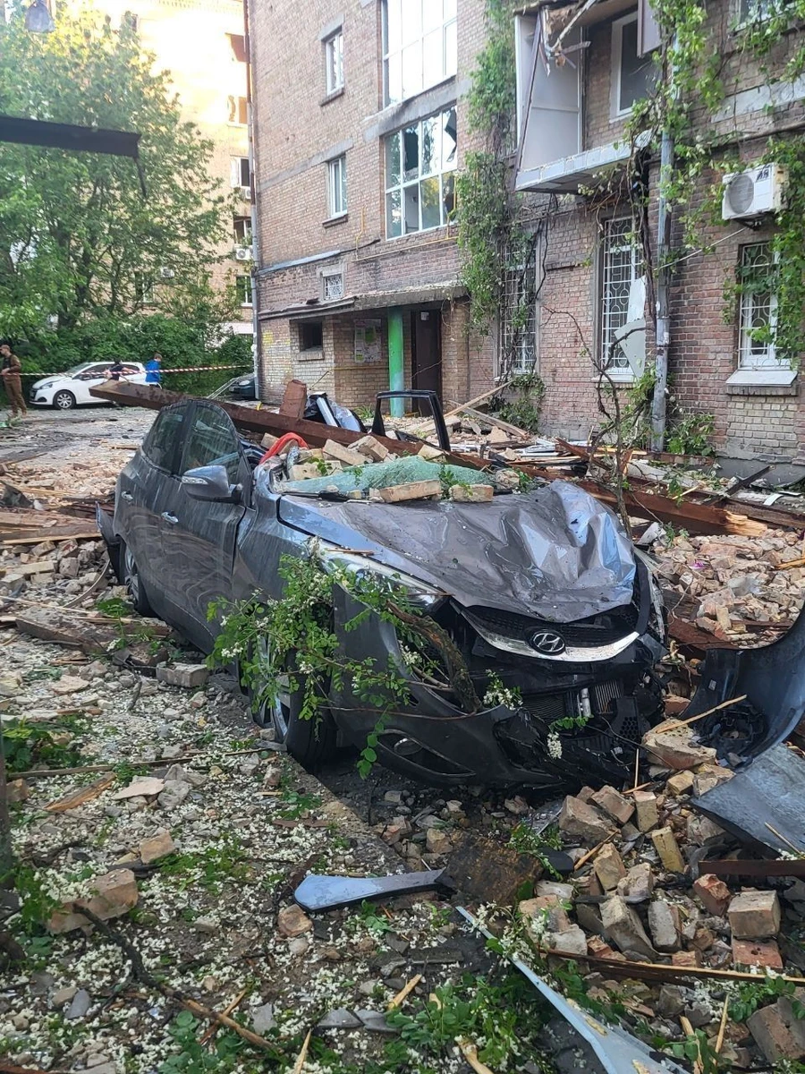 The aftermath of the Russian attack