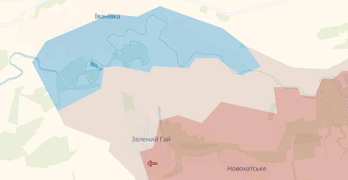 The situation in Ivanovka as of November 29, DeepState