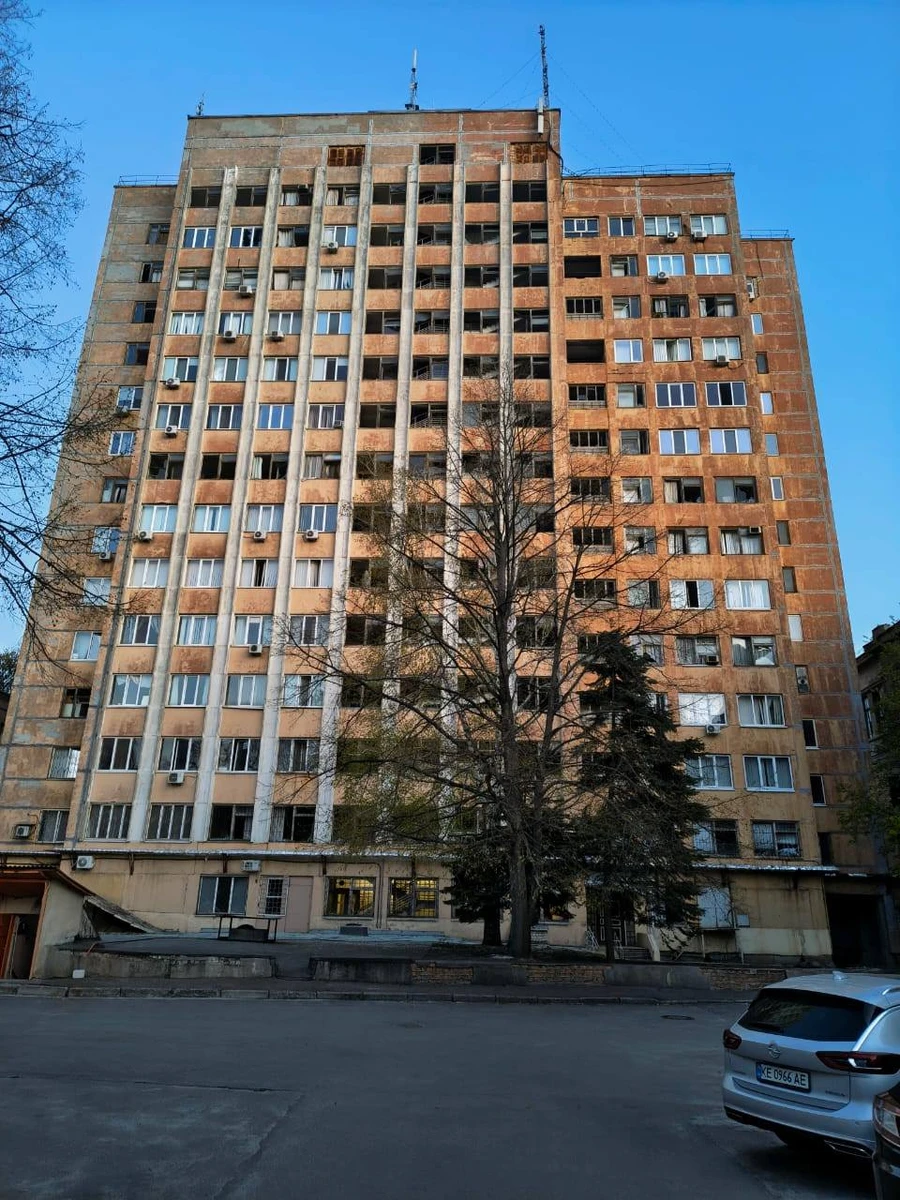 The aftermath of the Russian attack.