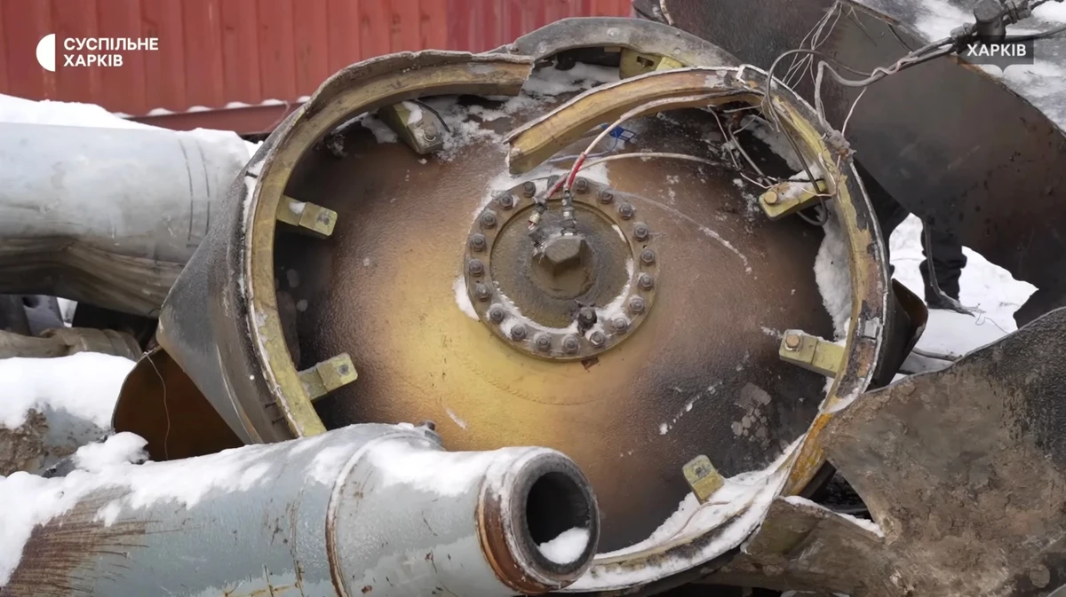 Experts from the Ministry of Defence examined pieces of missiles that struck Kharkiv in January 2024.