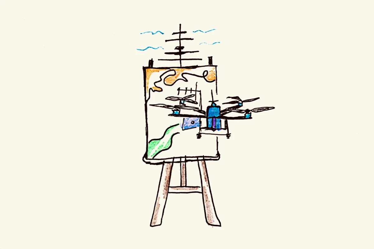 From canvases to drones