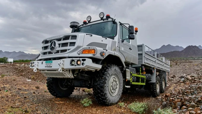Mercedes-Benz Zetros truck.