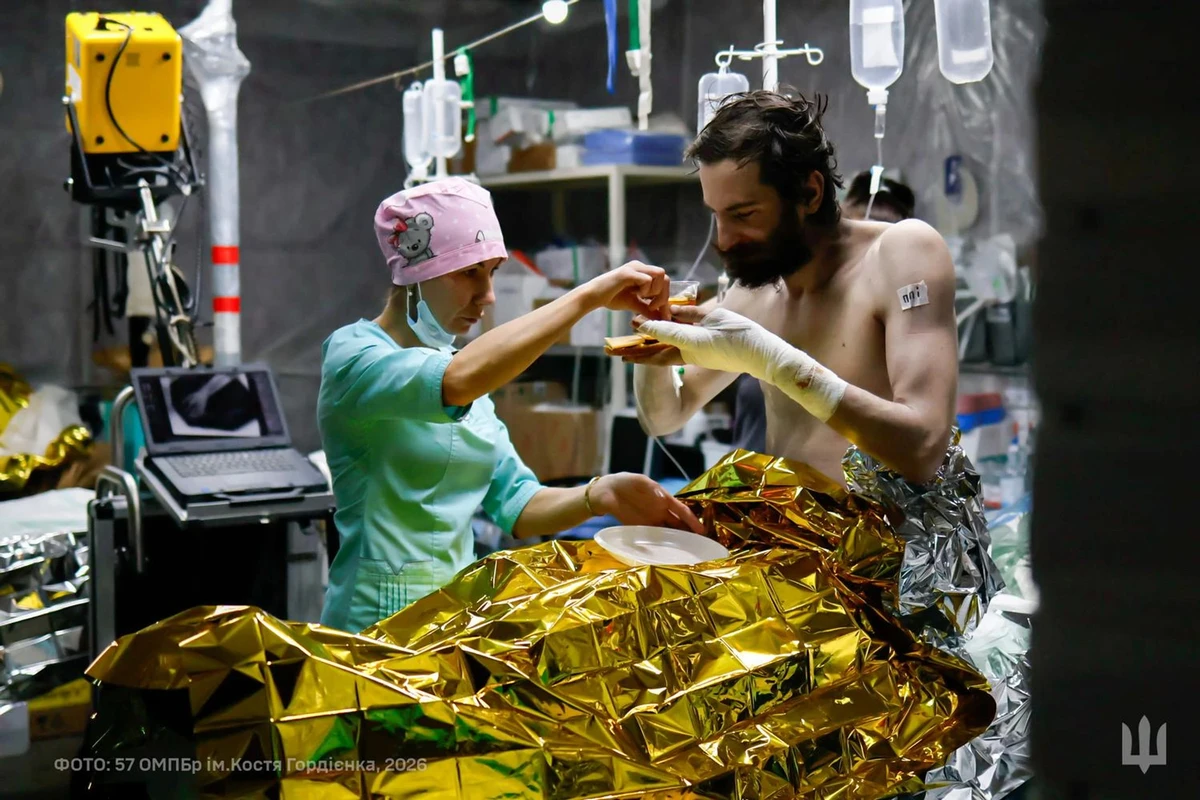 Vladyslav at the stabilisation point