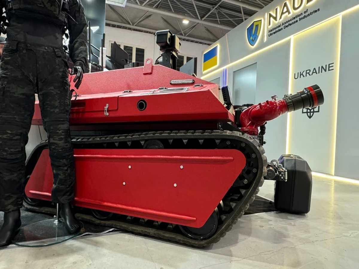 The Tengu-5 at the SECURITY 2.0 exhibition in Kyiv.