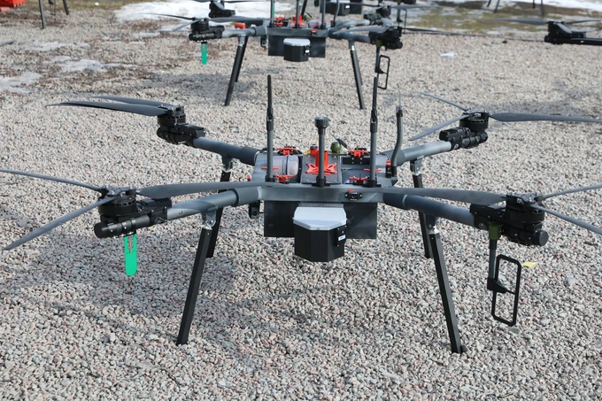A Heavy Shot drone