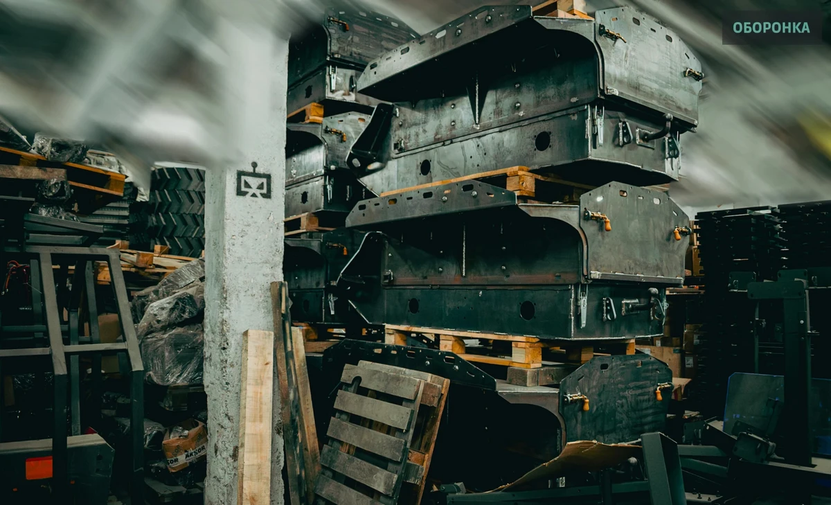Dozens of bodies for the Zmii Logistics drones at various stages of production