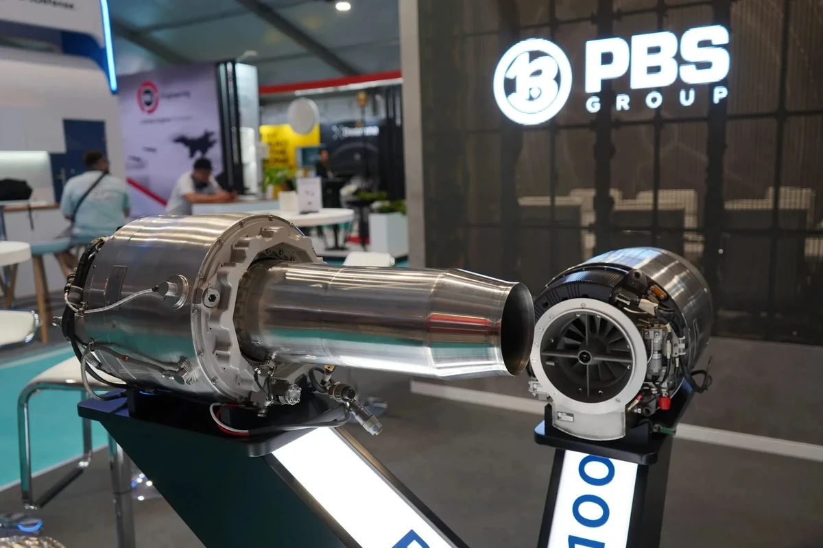 PBS engines at the Farnborough exhibition