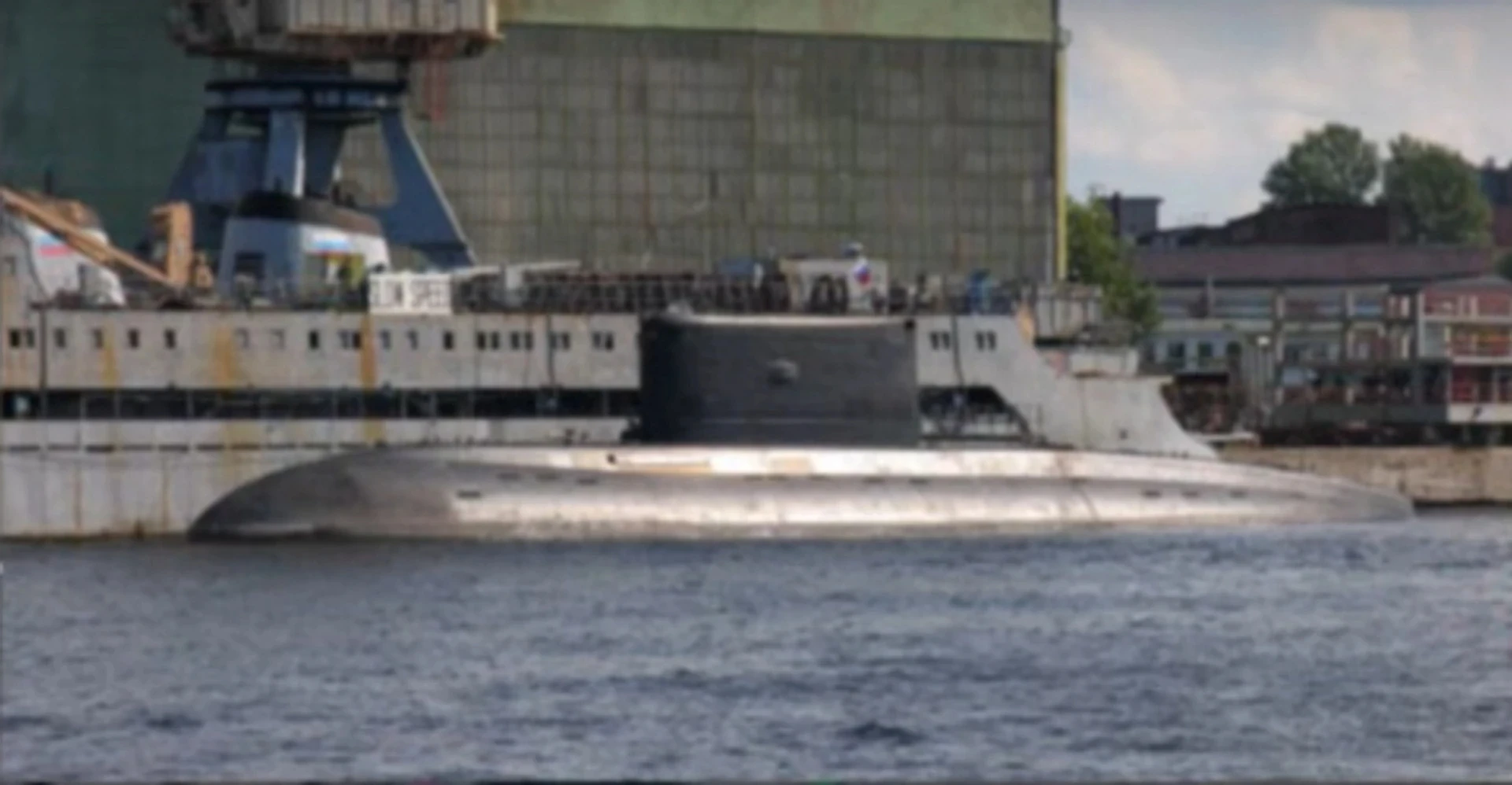 Russian Varshavyanka submarine before the hit
