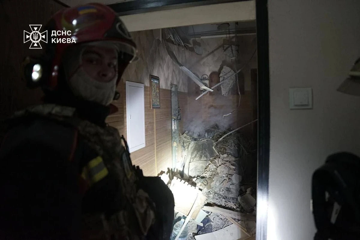 Debris from a Zircon in a Kyiv flat