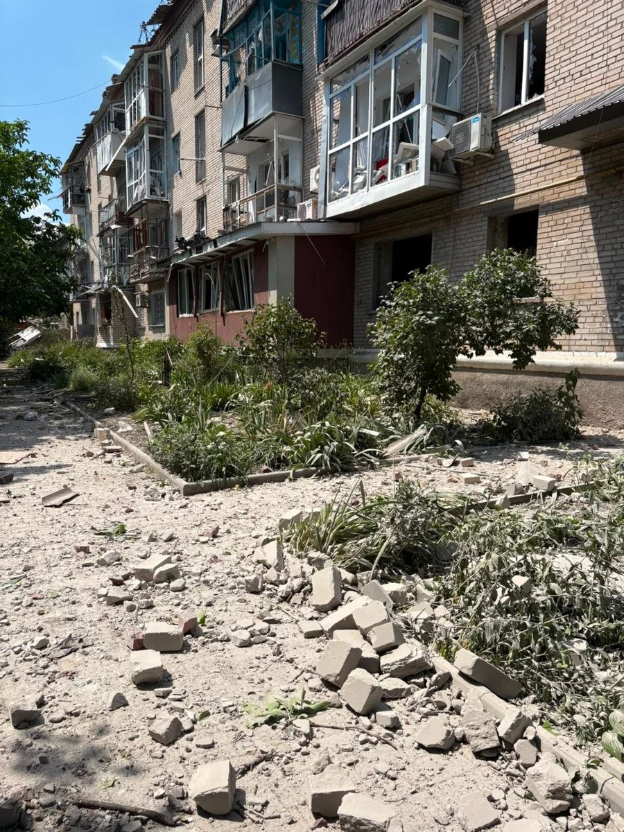The aftermath of the Russian attack