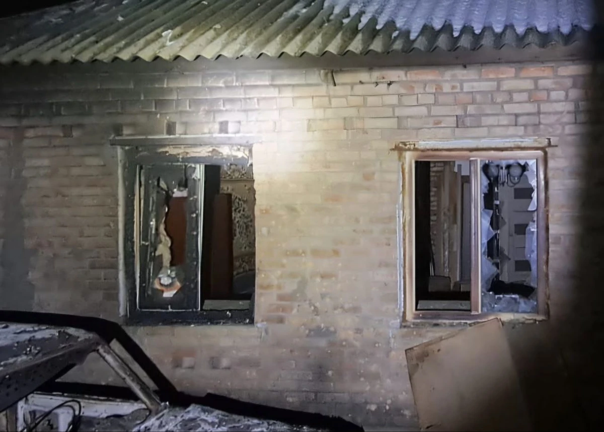 Наслідки російського удару по Дніпропетровщині. Фото з Telegram Олександра Ганжі