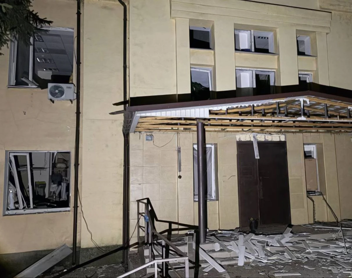 The aftermath of the overnight Russian attack