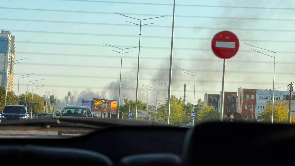 наслідки атаки в Києві, фото УП
